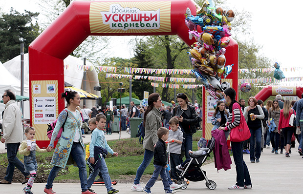 Отворен ускршњи карневал у Ташмајданском парку